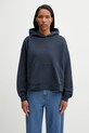 Carhartt WIP W' Hooded Benton Sweat bluza z kapturem damska bawełniana granatowy I034512.3IWGD
