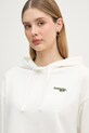 Lacoste bluza z kapturem damska z bawełną beżowy SF7607