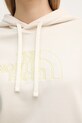 The North Face μπλούζα με κουκούλα Γυναικεία Drew Peak Light NF0A8C1DL7N1 μπεζ