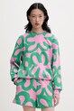 Marimekko bluza damska bawełniana różowy 095486