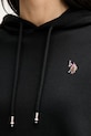 U.S. Polo Assn. mikina s kapucí dámská s bavlnou DHM Hoodie WUP2541 černá