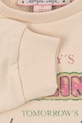 Konges Sløjd hanorac de bumbac pentru copii LOUPY LOU SWEAT SHIRT OCS KS104350.G.PreSpring bej