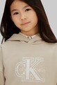 Calvin Klein Jeans bluza bawełniana dziecięca szary IG0IG03068.128.176.PPY2