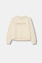 Calvin Klein Jeans bluza bawełniana dziecięca nadruk beżowy IG0IG03069.128.176.PPY2