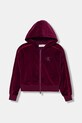 Calvin Klein Jeans bluza dziecięca z kapturem bordowy IG0IG03088.128.176.PPY2