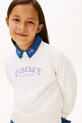 Dziewczynka Tommy Hilfiger bluza dziecięca KG0KG08989.128.176.PPY2 biały