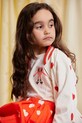 Mini Rodini bluza dziecięca Hearts 26120121 biały