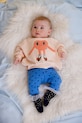 Mini Rodini bluza bawełniana dziecięca Heart 26120123