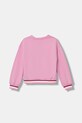 Guess bluza bawełniana dziecięca J6RQ01.KAD74.PPY2 różowy SS26