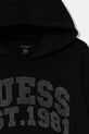 Dziewczynka Guess bluza bawełniana dziecięca J6RQ02.KA6R4.PPY2 czarny