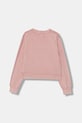 Guess bluza bawełniana dziecięca J6RQ09.KAX74.PPY2 różowy SS26