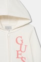 Dziewczynka Guess bluza bawełniana dziecięca K6RQ01.KA6R4.PPY2 beżowy