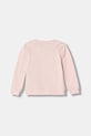 Guess bluza bawełniana dziecięca K6RQ03.KAD74.PPY2 różowy SS26