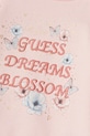 Dziewczynka Guess bluza bawełniana dziecięca K6RQ03.KAD74.PPY2 różowy