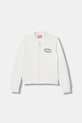 Παιδική μπλούζα από βαμβάκι Diesel SKIPPY SWEAT-SHIRT με ελαστάν λευκό J02620.0GEAD