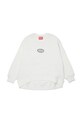Дитяча кофта з бавовною Diesel SKIPRYS SWEAT-SHIRT з еластаном білий J02621.0GEAD