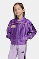 adidas bluza dziecięca pozostałe fioletowy JZ3566