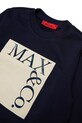 Κοριτσίστικα Παιδική βαμβακερή μπλούζα MAX&Co. MAXS3F SWEAT-SHIRT MX0037.MX056 σκούρο μπλε