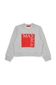 Detská bavlnená mikina MAX&Co. MAXS3F SWEAT-SHIRT bavlna sivá MX0037.MX01H