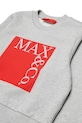 Dziewczynka MAX&Co. bluza bawełniana dziecięca MAXS3F SWEAT-SHIRT MX0037.MX01H szary
