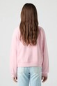 Levi's bluza dziecięca MEET AND GREET CREW 4EP542 różowy