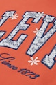 Levi's mikina s kapucňou detská bavlnená LOGO HOODIE oranžová 4EP543