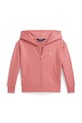 Polo Ralph Lauren bluza rozpinana z kapturem dziecięca bawełniana 312A11856002 różowy SS26