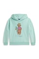Polo Ralph Lauren bluza dziecięca bawełniana 313A11823002 turkusowy SS26