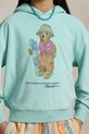 Polo Ralph Lauren bluza dziecięca bawełniana 313A11823002 turkusowy