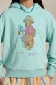 Polo Ralph Lauren bluza dziecięca bawełniana 313A11823002 turkusowy