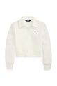 Polo Ralph Lauren felpa per bambini applique bianco 313A96083003