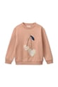 Detská bavlnená mikina Liewood Thora Placement Sweatshirt bavlna ružová LW20681.G.PPY2