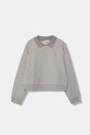 Elisabetta Franchi bluza dziecięca bawełniana szary EFFE166.0.FF002