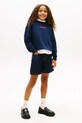 Dziewczynka Tommy Hilfiger bluza dziecięca bawełniana KG0KG09128.128.176.PPY2 granatowy