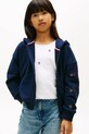Tommy Hilfiger bluza z kapturem dziecięca z bawełną granatowy KG0KG09129.128.176.PPY2