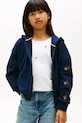 Tommy Hilfiger bluza z kapturem dziecięca z bawełną granatowy KG0KG09129.128.176.PPY2