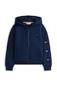 Tommy Hilfiger bluza z kapturem dziecięca z bawełną KG0KG09129.128.176.PPY2 granatowy SS26