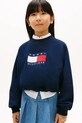 Tommy Hilfiger bluza z bawełną granatowy KG0KG09236.128.176.PPY2