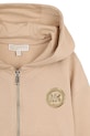 DÍVKA Dětská bavlněná mikina Michael Kors R30590.156 hnědá