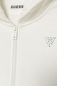 Dievča Guess mikina na zips detská s bavlnou J6GQ07.KF712.PPY2.M biela