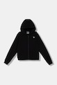Guess mikina na zips detská s bavlnou čierna J6GQ07.KF712.PPY2.M