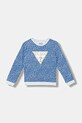 Guess bluza bawełniana dziecięca nadruk niebieski K6GQ00.KA6R4.PPY2.M