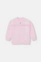Guess bluza dziecięca bawełniana różowy K6GQ01.KA6R4.PPY2.M
