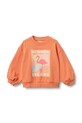 Wheat bluza dziecięca bawełniana 0357.671.GOTS pomarańczowy SS26