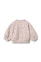 Wheat bluza bawełniana niemowlęca 4371.624.GOTS fioletowy SS26
