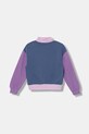 United Colors of Benetton bluza rozpinana dziecięca bawełniana 3J68C505U.G.Stagionale fioletowy SS26
