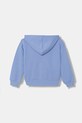 United Colors of Benetton bluza rozpinana z kapturem dziecięca bawełniana 3J68C505X.G.Stagionale niebieski SS26