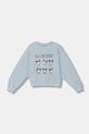 United Colors of Benetton mikina dětská bavlněná modrá 3J70C10SN.G.Stagionale