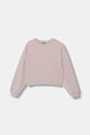 United Colors of Benetton pulover otroški bombažen roza 3NBMC10SD.G.Stagionale