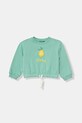 United Colors of Benetton otroški pulover turkizna 32N4G10MG.P.Stagionale